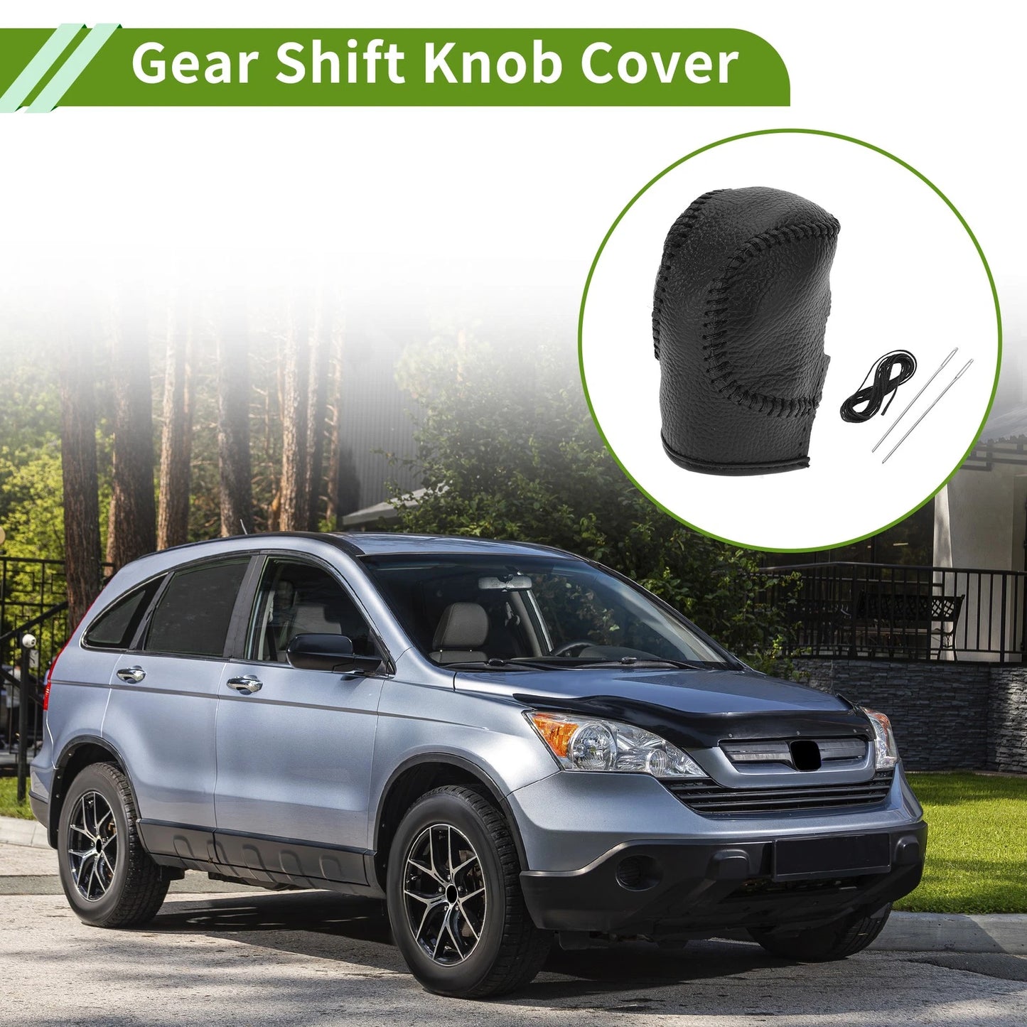 Car Pebbled Gear Shift Knob Cover for Honda Civic (2016-2023)