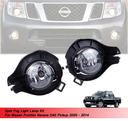 Fog Light Lamp Kit for Nissan Frontier Navara D40 (2005-2014)