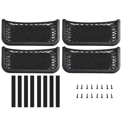 4PCS Flexible Car Storage for RV/Truck/Boat Trunk with Installation Parts