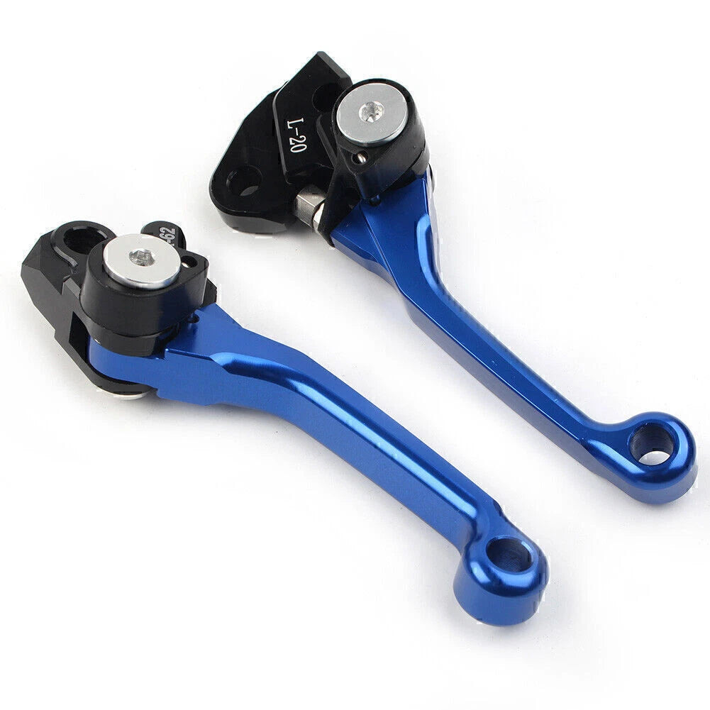 Blue CNC Aluminum Brake Clutch Levers for RMZ450 (2005-2022)