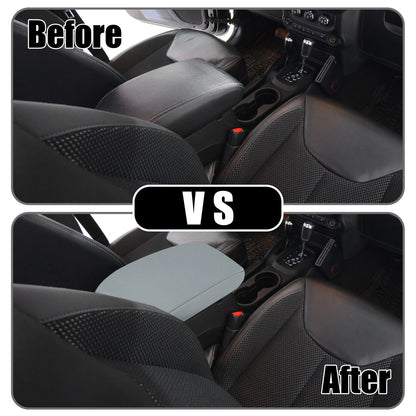 Center Console Lid Armrest Cover for JEEP Wrangler (2018-2023) Gray