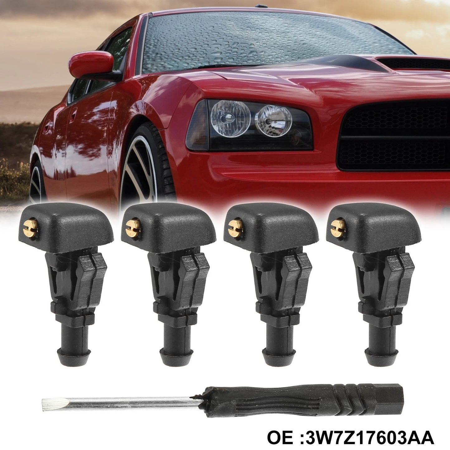 4pcs Windshield Washer Nozzles for Ford F150 (2004-2023)