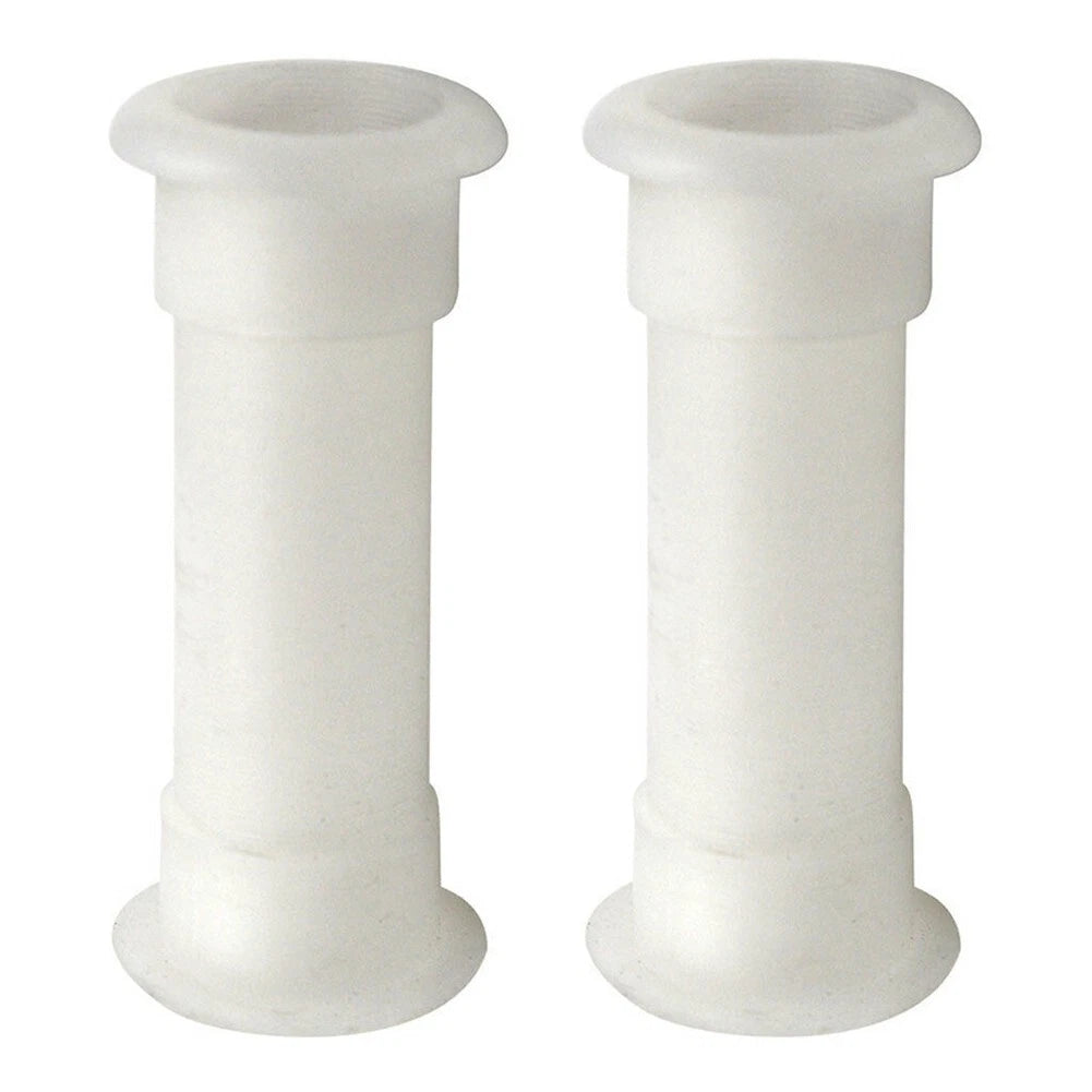 2 x Boat Plastic Drain Tube Drain Thru-hull for MotorwellBaitwell