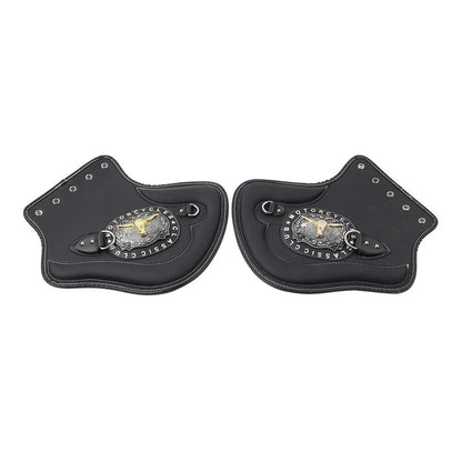 Universal Leather Heat Saddle Shield Deflector for Honda & Harley