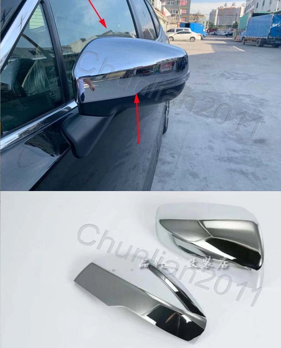 Chrome Side Mirror Cover Trim for Subaru Forester (2019-2023) 2 x Pieces