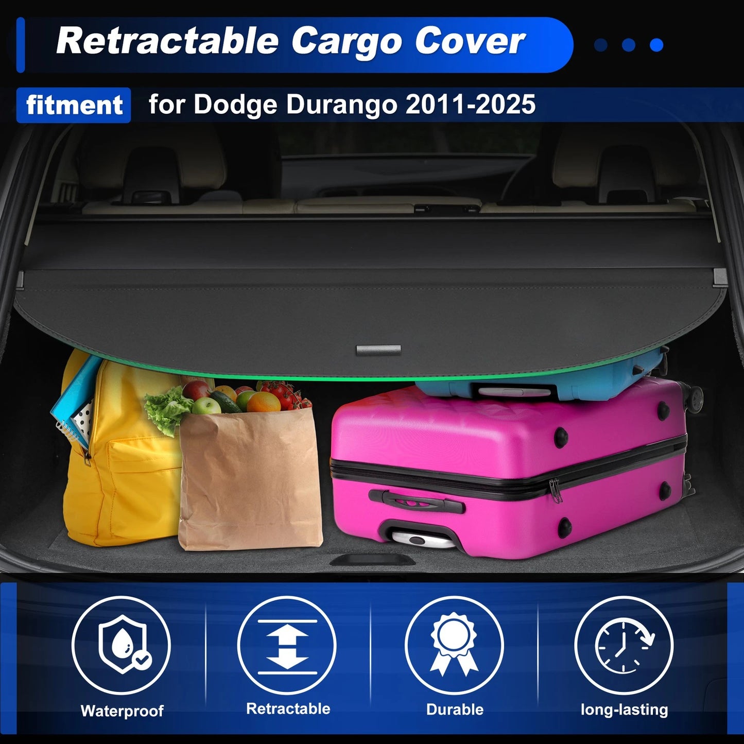 Cargo Cover for Dodge Durango (2011 - 2025)