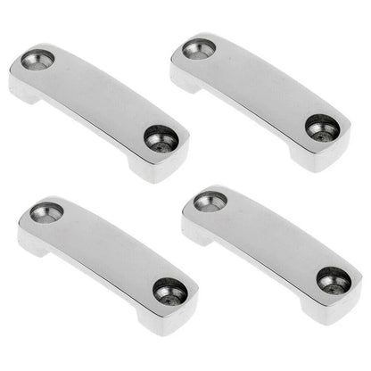 Boat Deck Attach Fitting Silver 1.89"x0.55" for All Boats and PWC