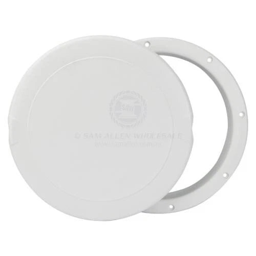 Access Locker Hatch Round Removable Lid Polar White 254mm for Jim Black