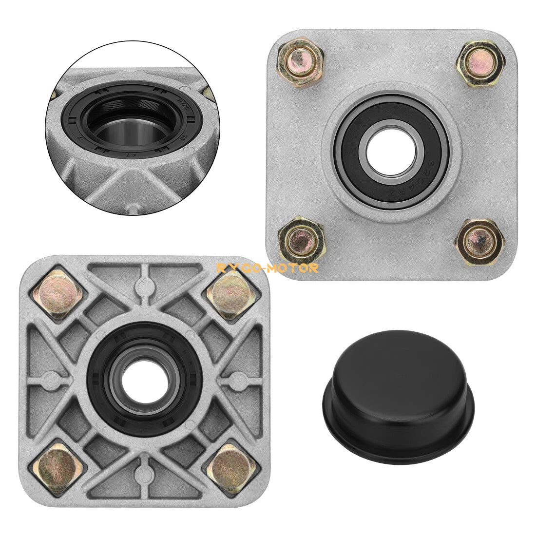 2 x Front Wheel Hub for Yamaha G8 G9 G14 G16 G19 G22 G27