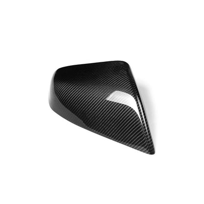 Mirror Covers for Tesla Model X 2016-2023 (2 x Glossy Carbon Fiber)