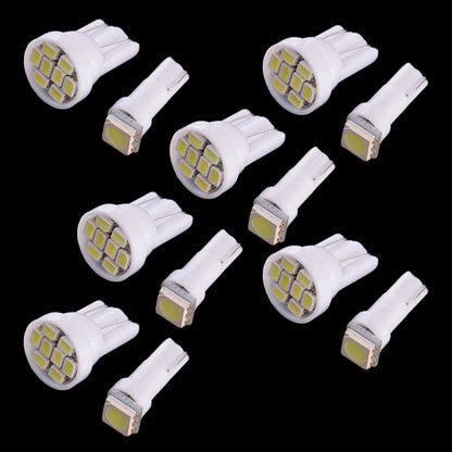 40Pc T5 T10 White LED Bulbs for Car Instrument Cluster Dash Lights