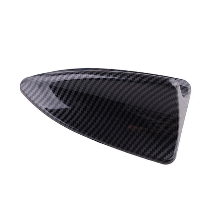 Carbon Fiber Dummy Shark Fin Antenna Cover for Radio FM/AM Decor Trim