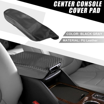 Center Console Cover for Toyota CHR 2020-2022 Carbon Fiber Black