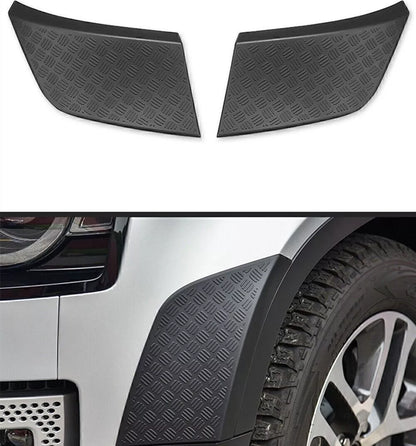 2 x ABS Black Front Side Protect Covers for Land Rover Defender 110 (2020-2025)