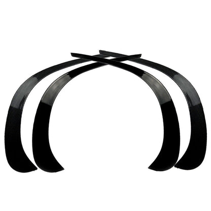 Black Front Bumper Spoiler Trim Cover for Benz GLC X253 (2020-2021)