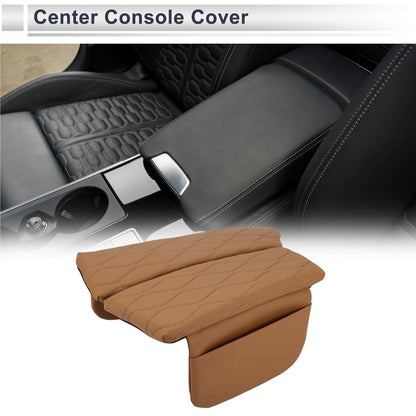 Center Console Cover for BMW 5 Series (2011-2017) Light Brown