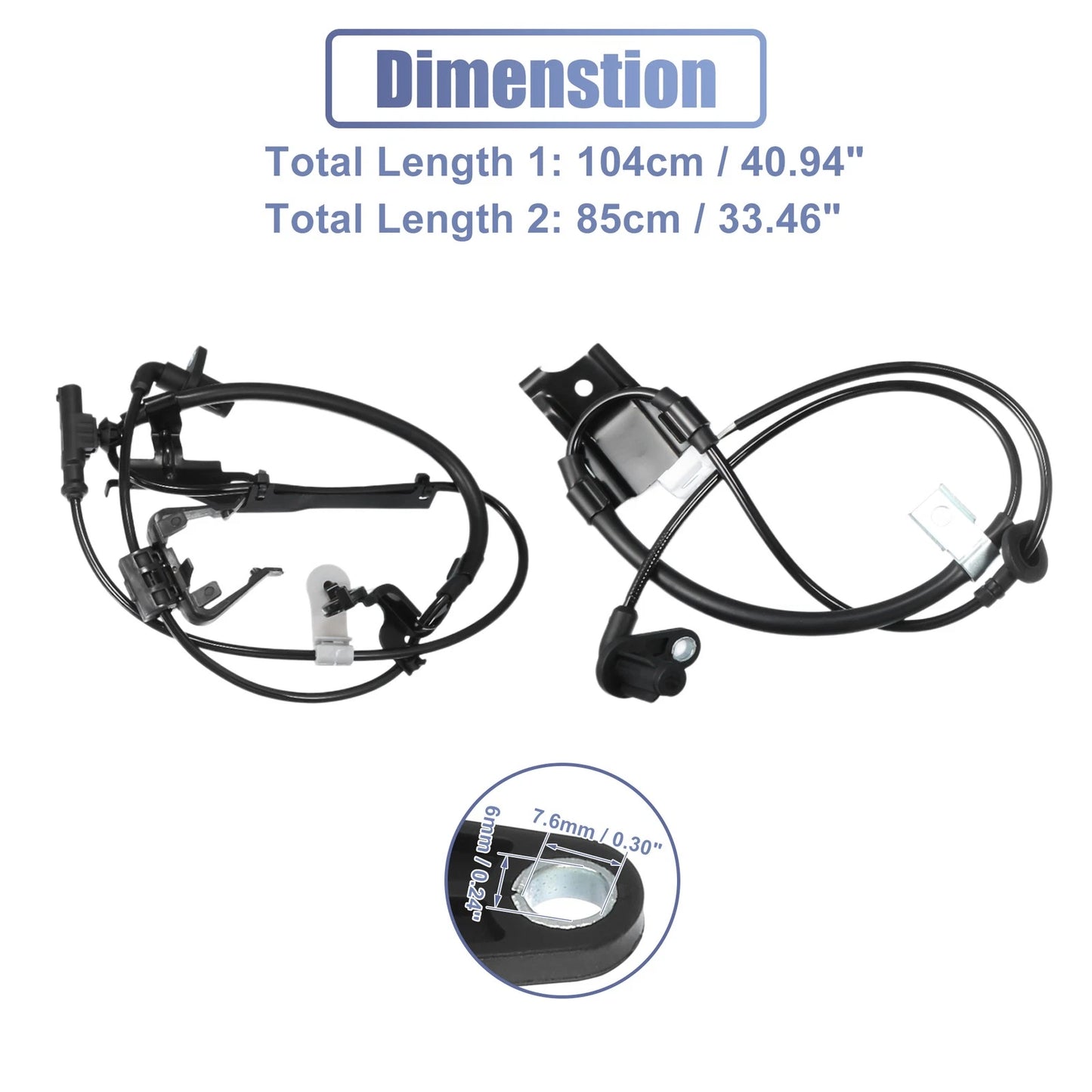 ABS Wheel Speed Sensor Set for Toyota Venza (2009-2015)