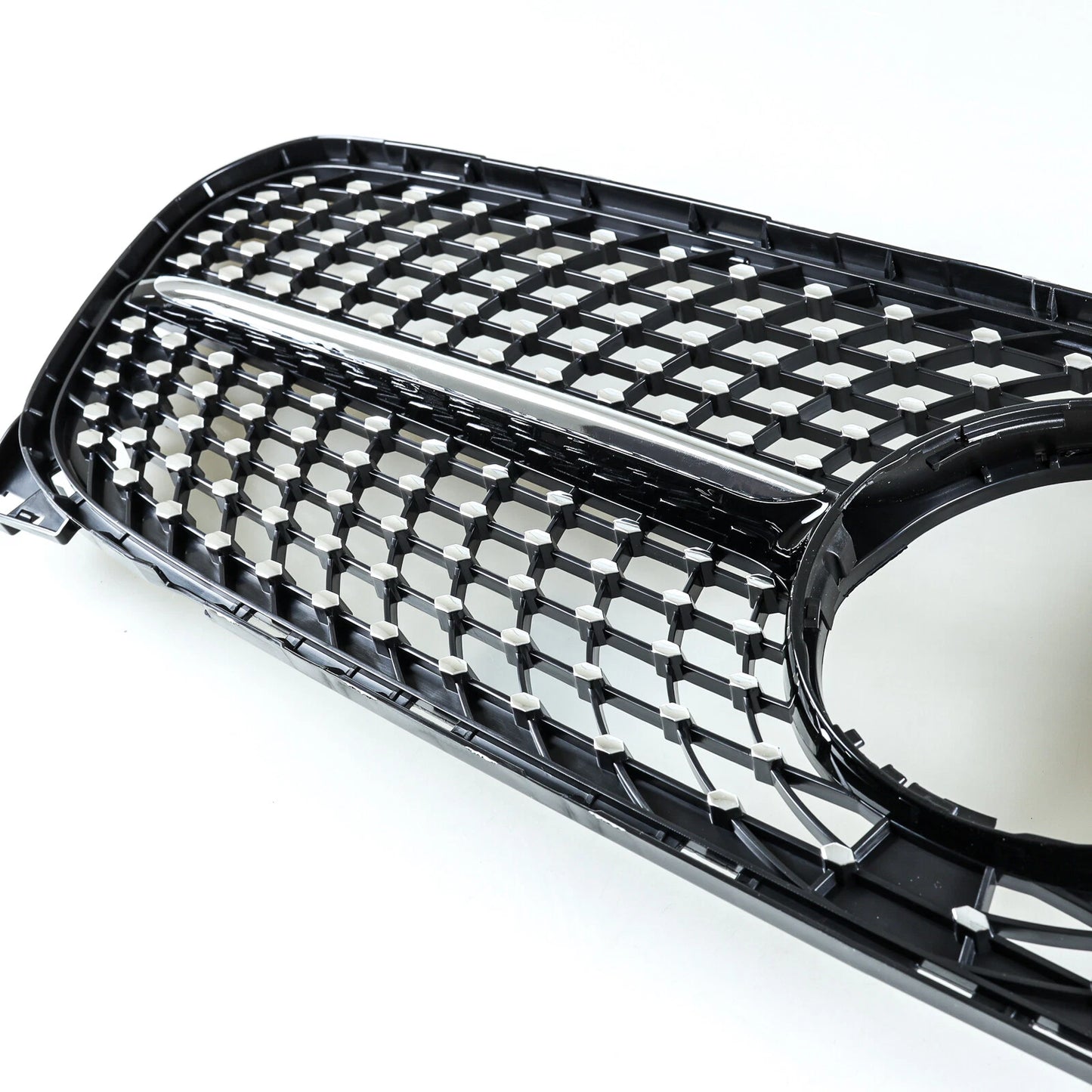 Black Diamond Slats Front Grille for Mercedes Benz GLA-Class X156 (17-20)