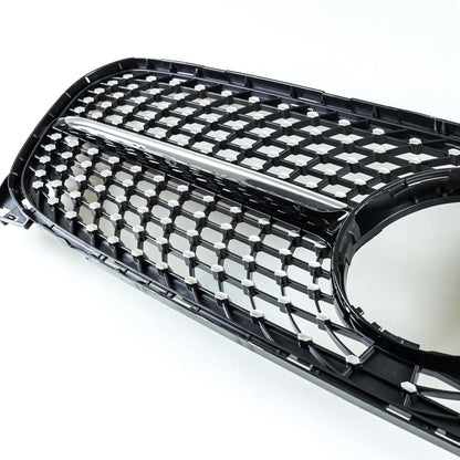 Black Diamond Slats Front Grille for Mercedes Benz GLA-Class X156 (17-20)