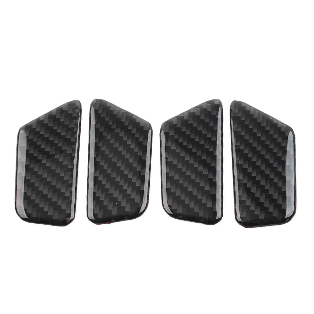 Black 4 x Inner Door Bowl Cover Trim for Chevrolet Equinox (2017-2022)