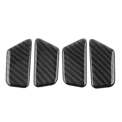 Black 4 x Inner Door Bowl Cover Trim for Chevrolet Equinox (2017-2022)