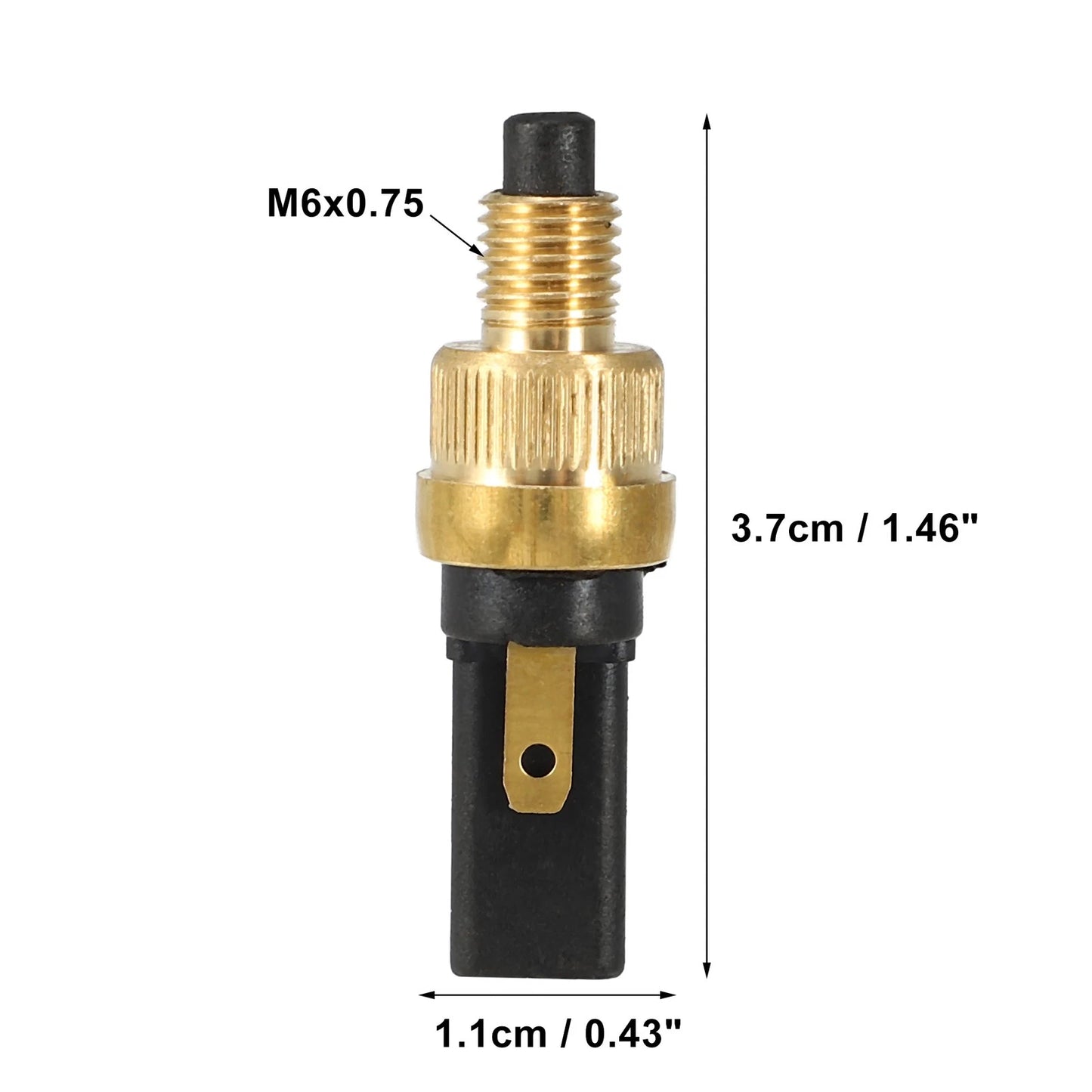 2 x 6mm Front/Rear Brake Clutch Switch Plug for Motorcycle Scooter