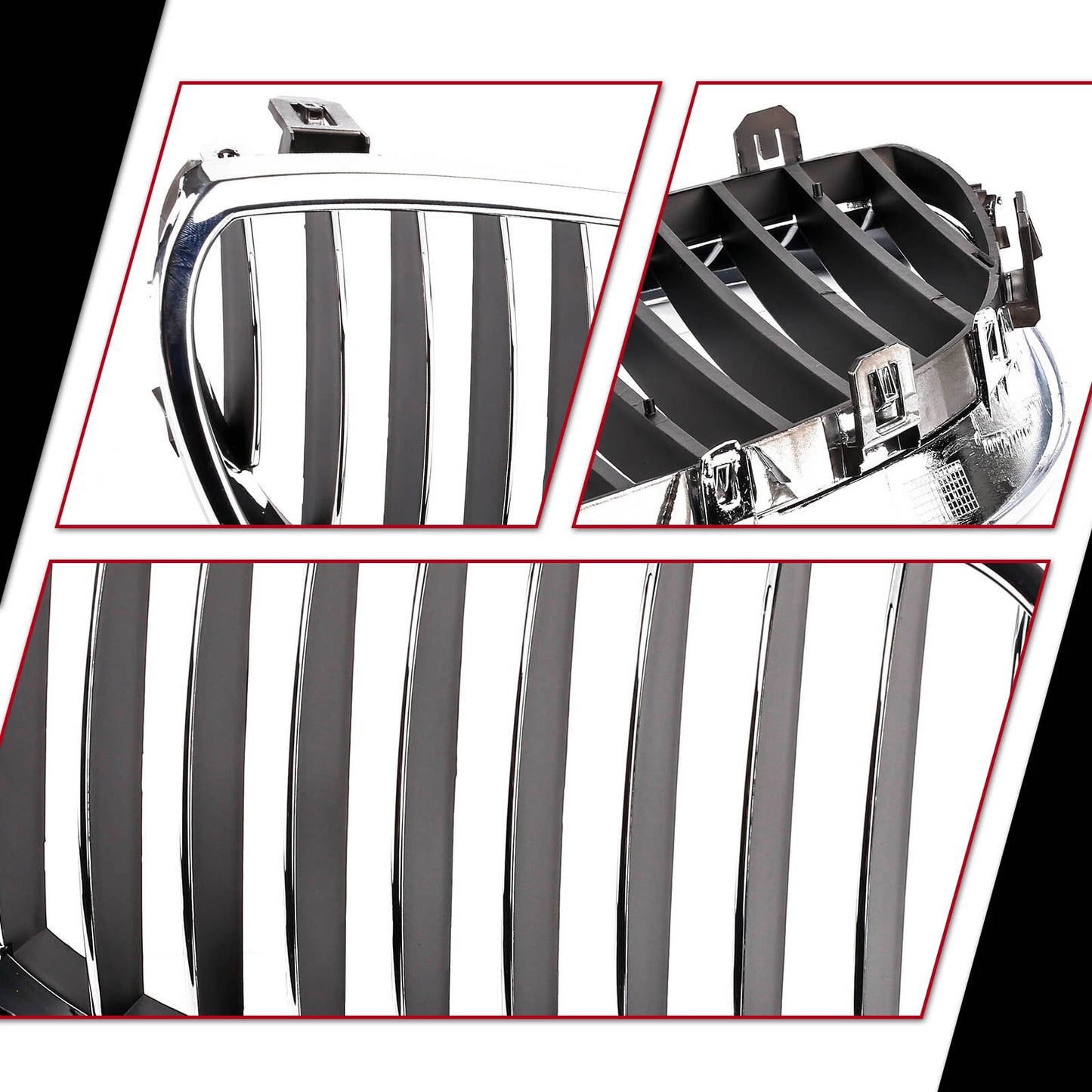 Front Right Kidney Chrome Grille for BMW E60 525i 530i 545i (2006-2010)