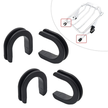 2 x Sissy Bar Luggage Rack Side Mounting Grommets for Harley (2009-2023)