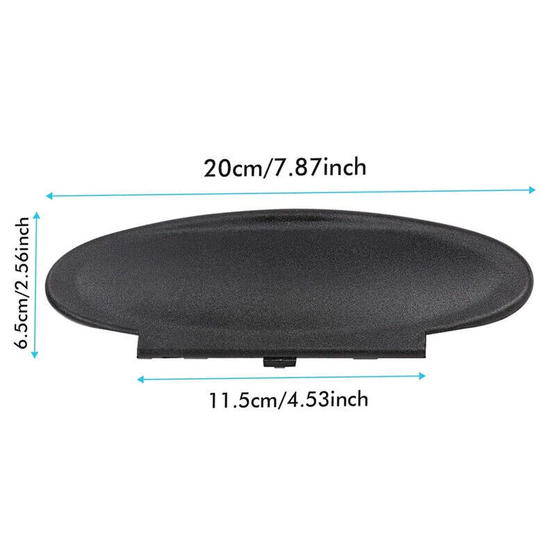 Sun Visor Mirror Cover Black for Porsche 911, Boxster, Cayman (1997-2012)