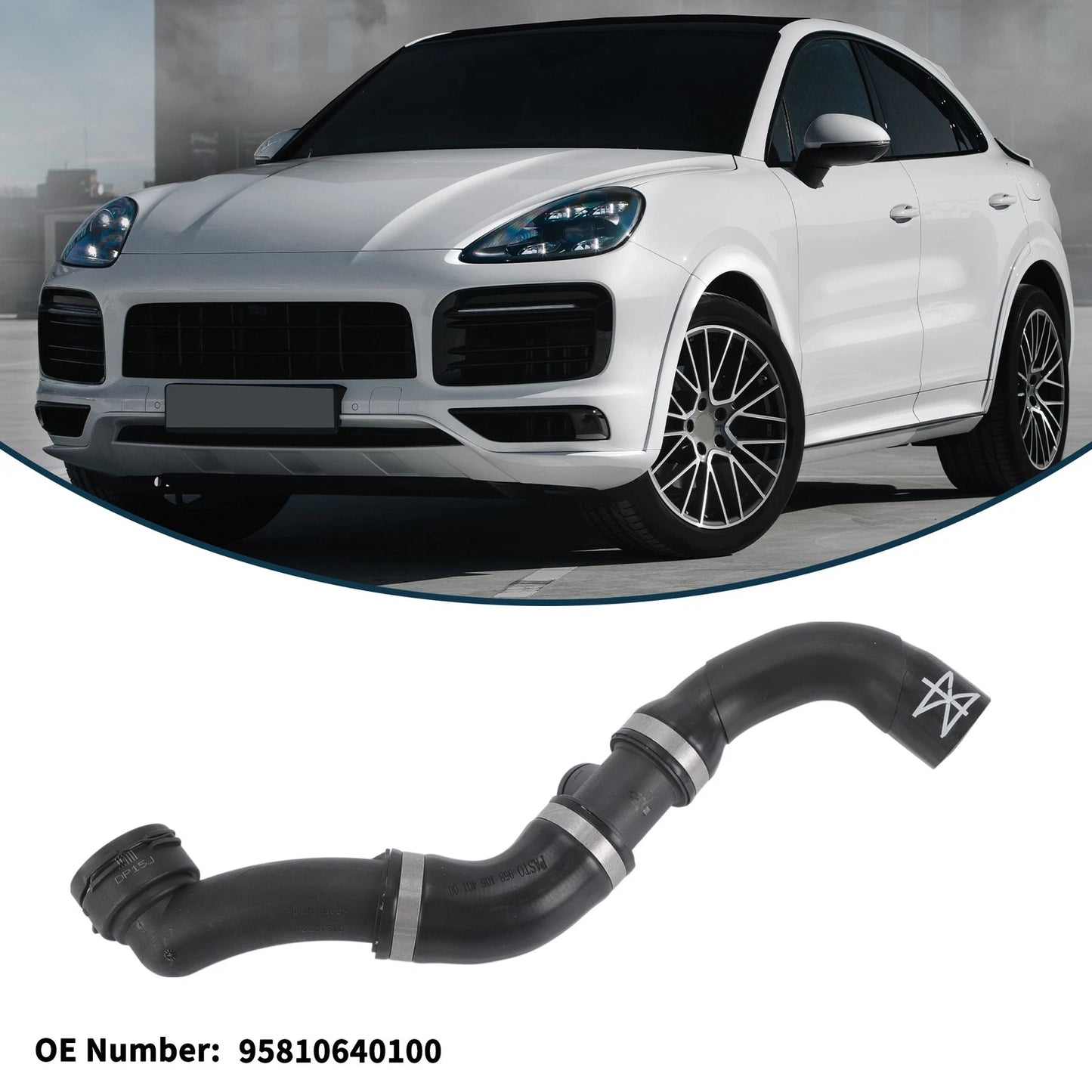 Radiator Hose Upper Hose for Porsche Cayenne