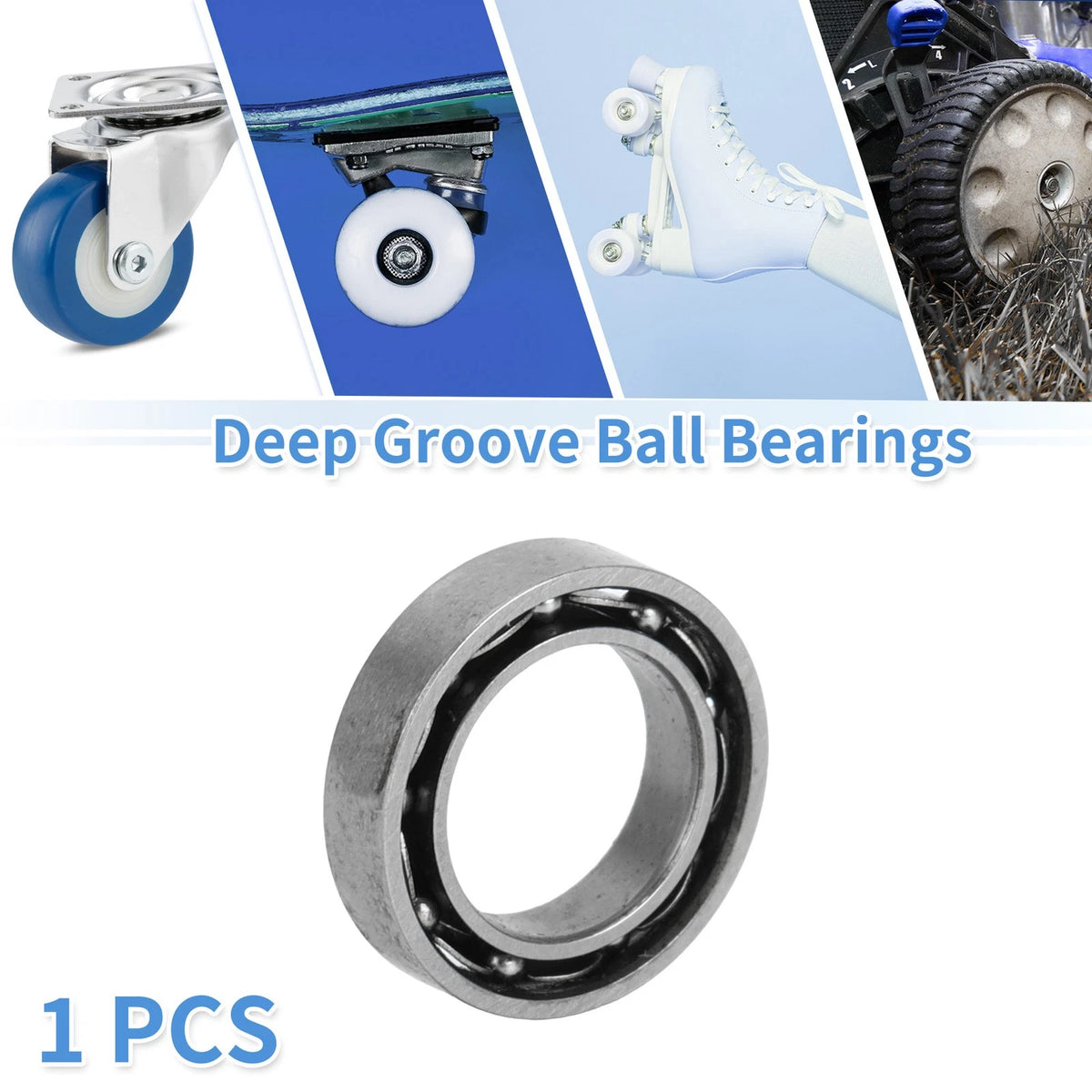 Deep Groove Ball Bearings 7x11x2.5mm for Scooter Skateboard Wheel