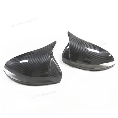 Carbon Fiber Side Mirror Cover Caps for Benz W222 W213 W205 X205 (2014-2023)