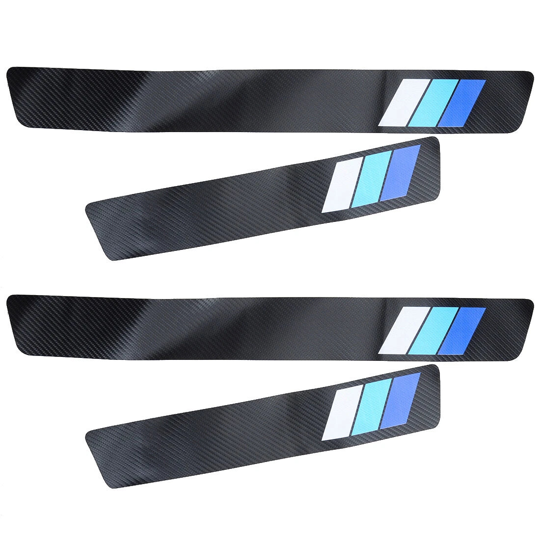 4Pc Carbon Fiber Door Sill Anti-Scratch Stickers for Toyota Camry (2018-2023)