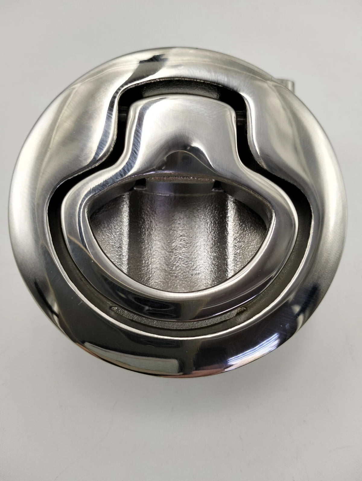 Flush Latch 316 Stainless Locker Latch for Caravan/Boat 62mm Diameter