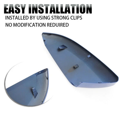 Right Passenger Side Rearview Mirror Cover Blue for Honda Civic (2016-2021)