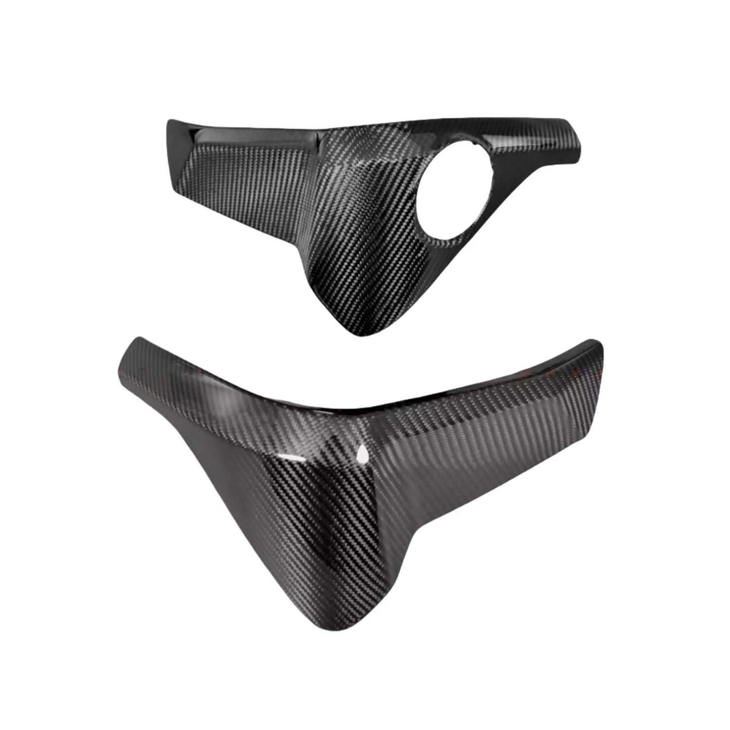 Upper Radiator Cowl 1 Pair for Triumph Rocket (2020-2022) Carbon Fiber