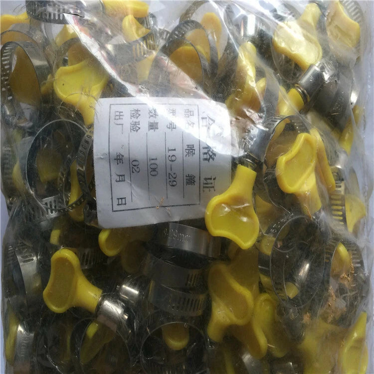 10Pcs 3/4"-1" Stainless Steel Adjustable Drive Hose Clamps Fuel Line Worm Clip