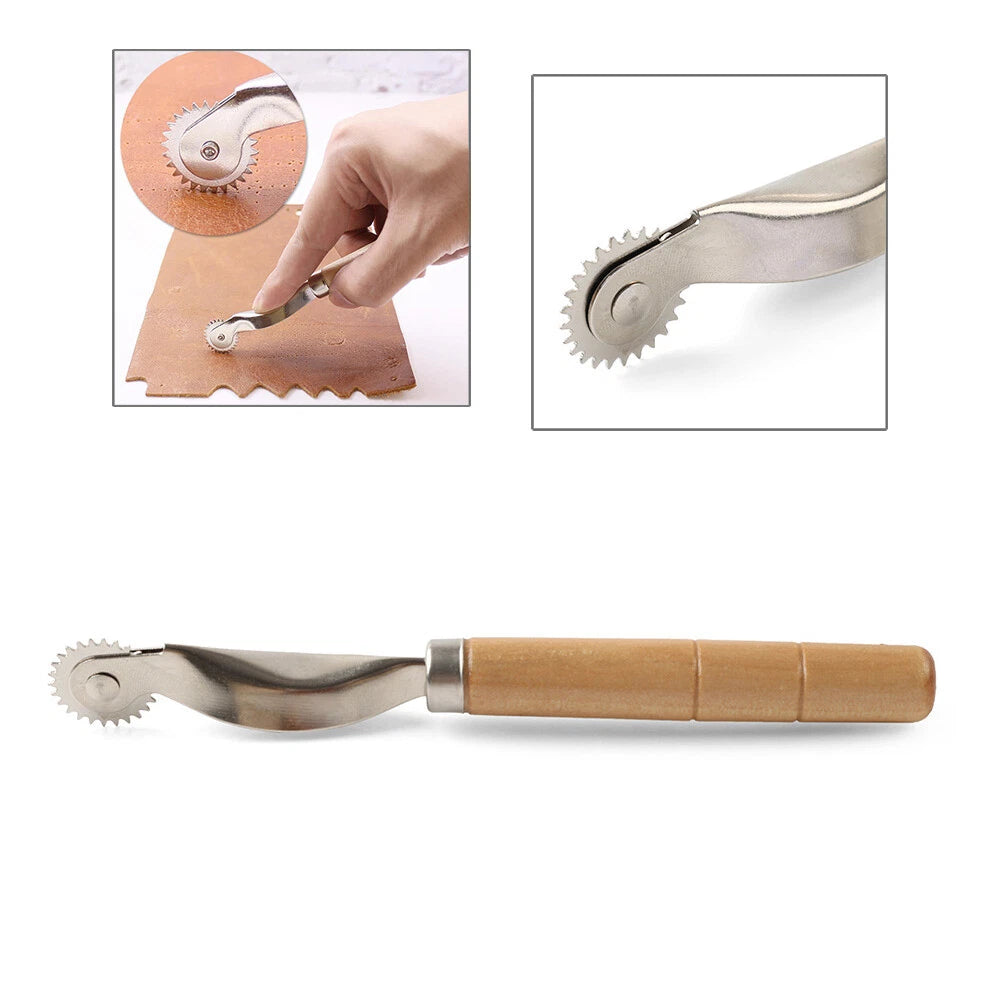 Serrated Edge Needle Point Pattern Tracer Wheel for Sewing Tool
