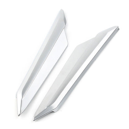 Matte Chrome Rear Mirror Trim Cover for Honda Goldwing GL1800 GL1833 (2018-2020)