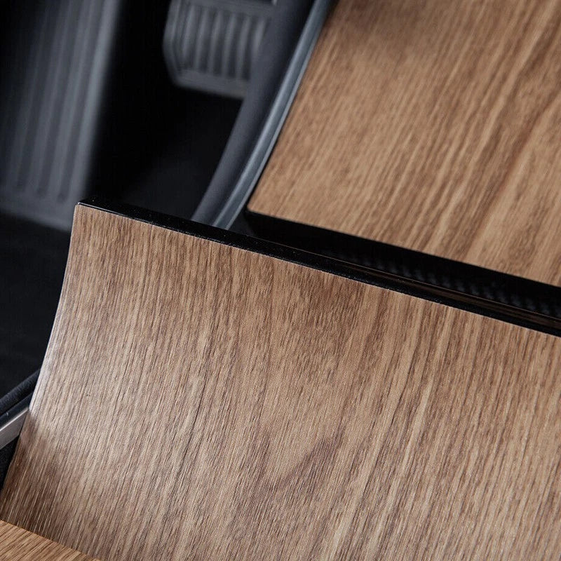 Wood Grain Cup Holder Decal for Tesla Model 3 (2017-2020)