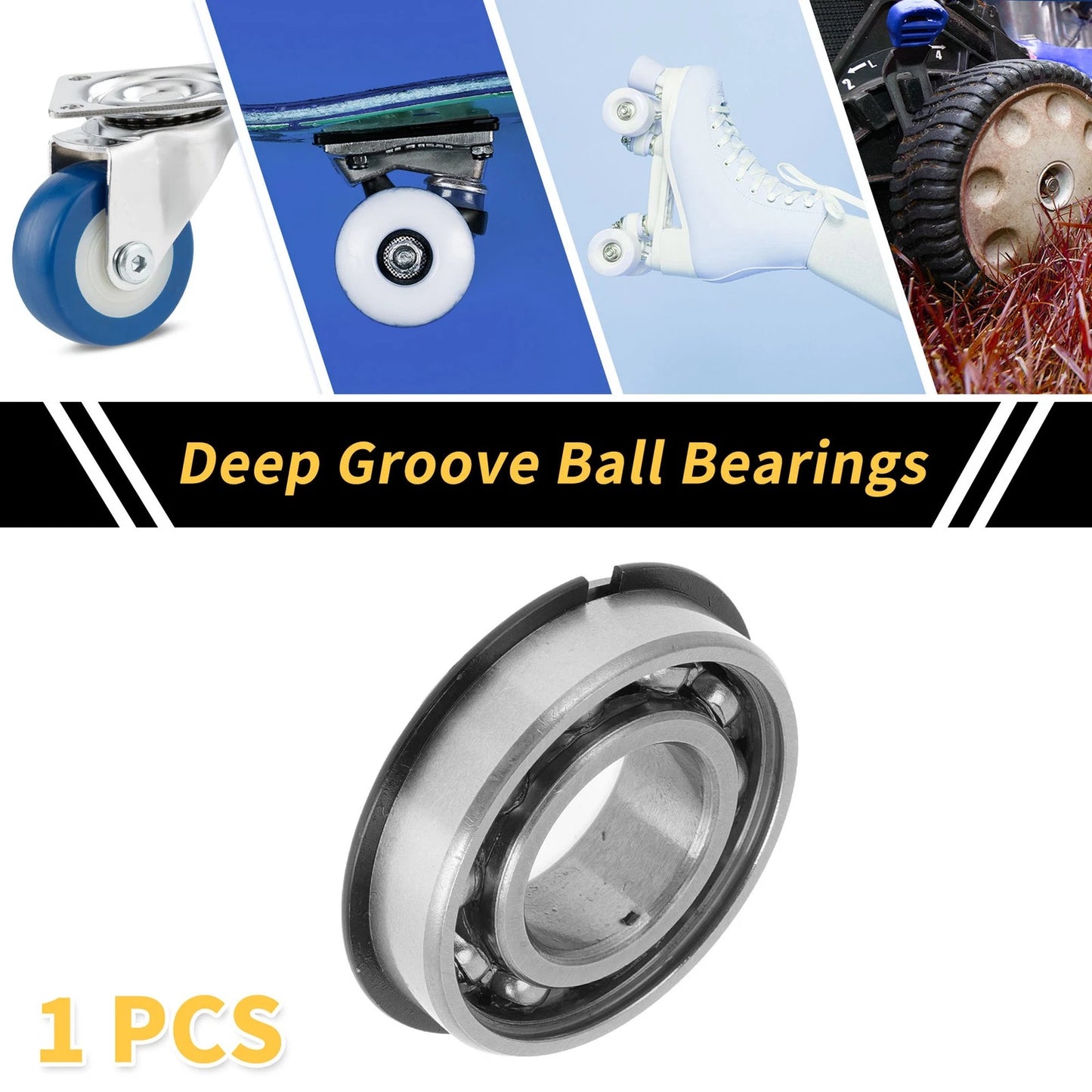 Deep Groove Ball Bearings P5 17x35x10mm for Scooter Skateboard Wheel