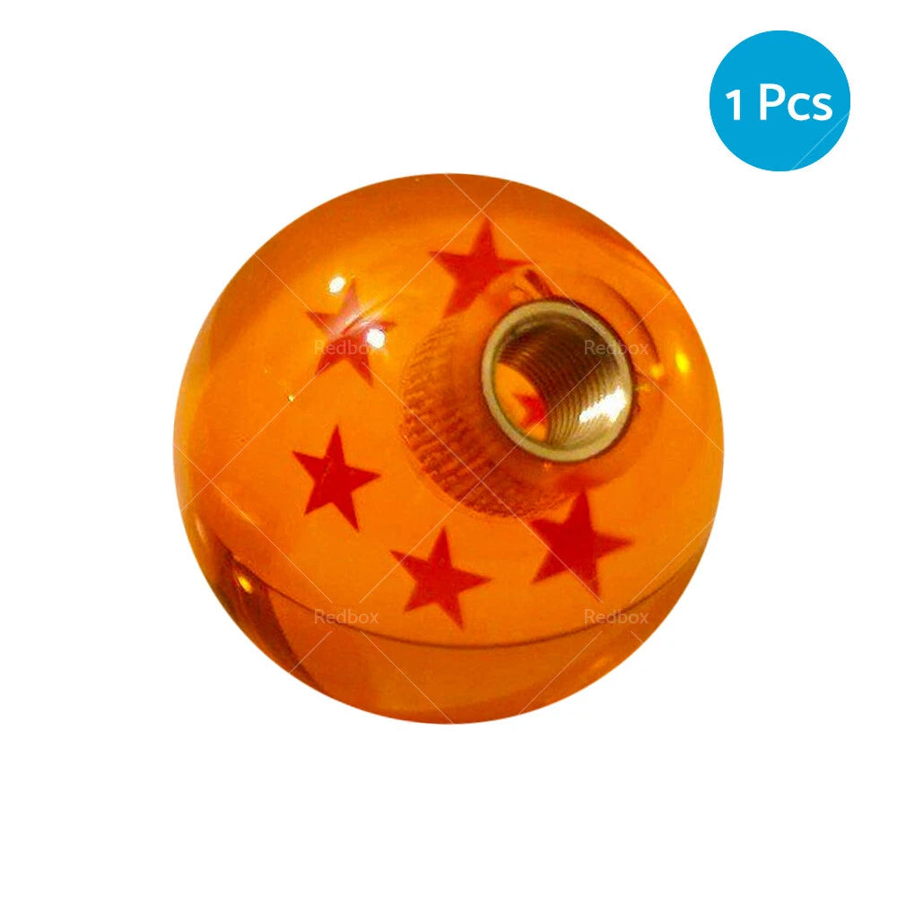 53mm Dragon Ball Z 7 Star Gear Shift Knob with 3 Adapters for Manual Car
