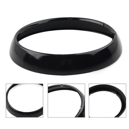 7" Headlight Trim Ring Visor Light Cover for Harley Touring Electra Street Glide (2009-2023)