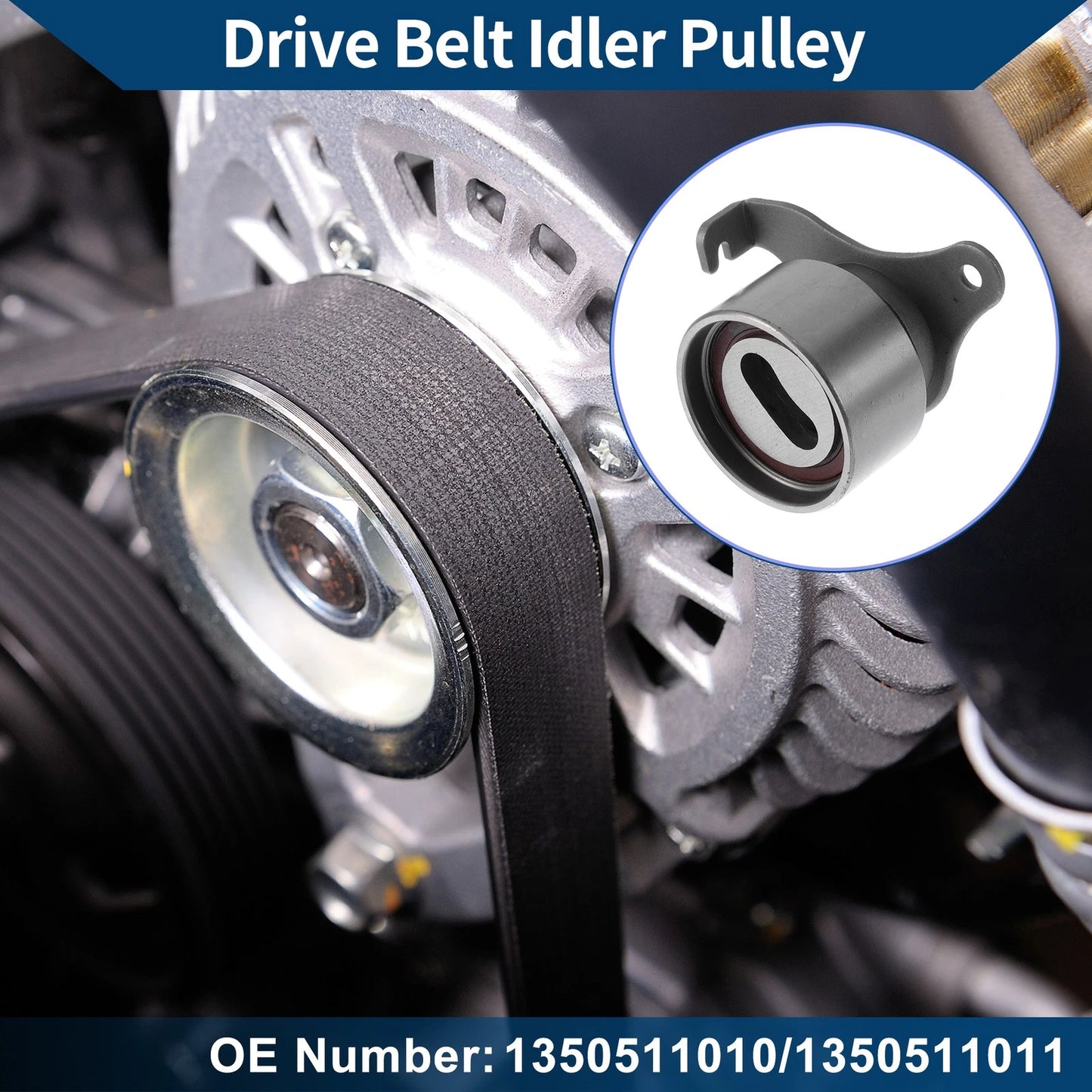 Drive Belt Idler Pulley for Toyota Tercel (1987-1994) 1 Pc
