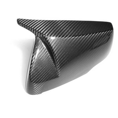Horn Carbon Fiber Add-on Side Mirror Shell Cover For Cadillac CT5 CT6 2014-2018