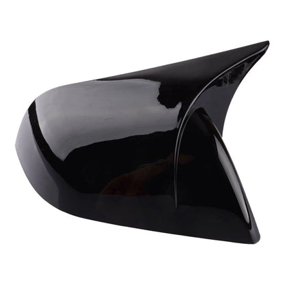 Black Horn Side Rearview Mirror Cover Trim for Tesla Model 3 (2017-2023)