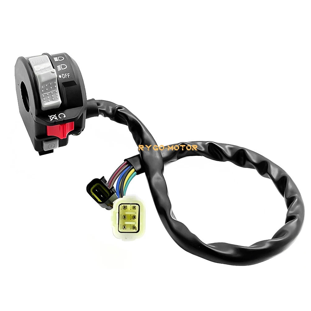 Handlebar Start Stop Switch w/Ignition Key Switch for Yamaha YFZ450 (2004–2005)