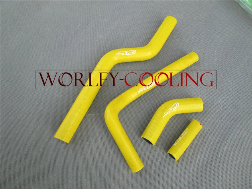 Silicone Radiator Hose for Kawasaki KX250F/KXF250 (2004-2005) Yellow