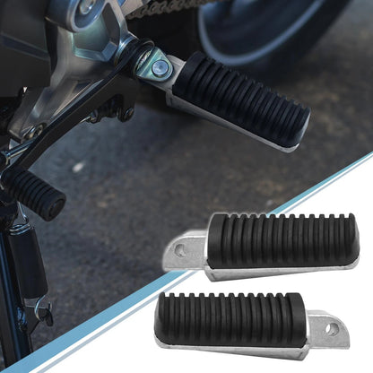 Rearsets / 1 Pair 8mm / Rear Set Footrest Footpeg Black for Motorcycle