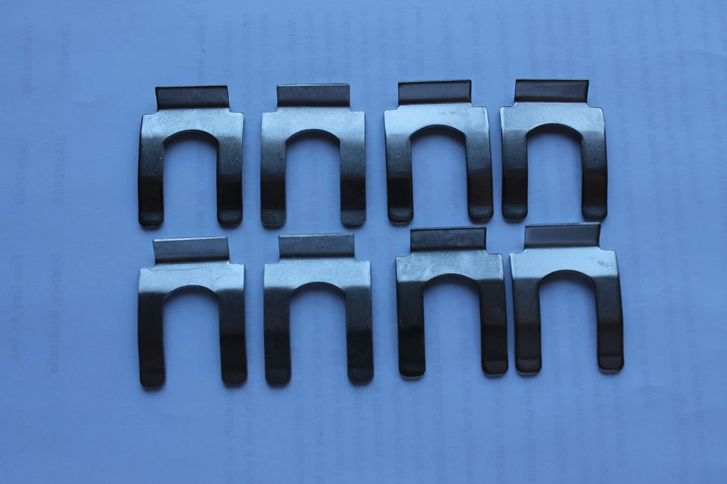 Brake Hose Retaining Clips 8 x Set for Early Holden, Ford & Valiant